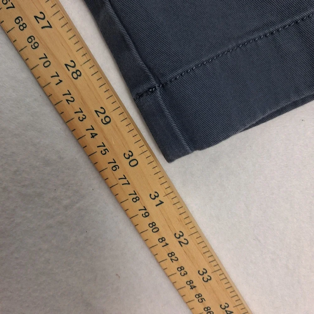 J.Crew Pants Mens 34x32 Slim Flex Chino Blue Gray H3167 EUC